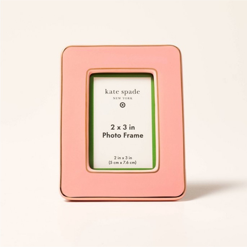 ♠️ 2” x 3” Mini Picture Frame Pink - Kate Spade New York x Target